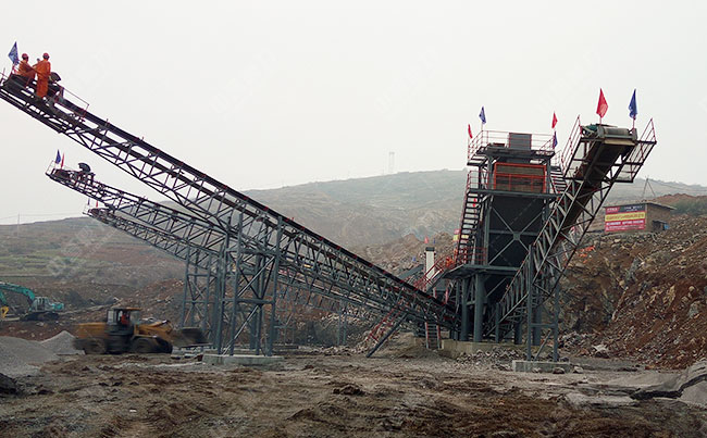 日產(chǎn)2000噸沙石料生產(chǎn)線