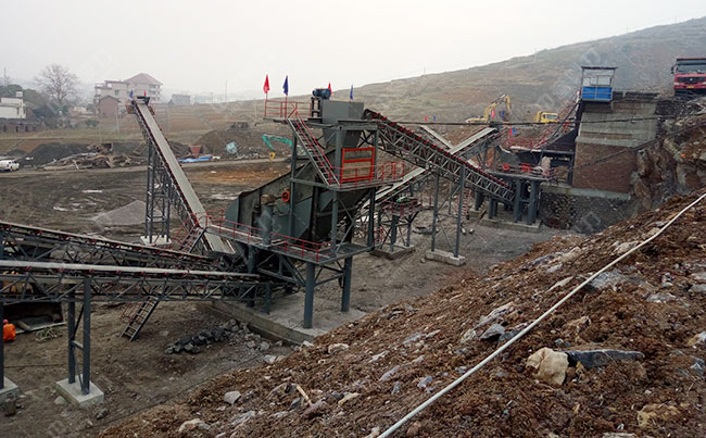 日產(chǎn)2000噸沙石料生產(chǎn)線