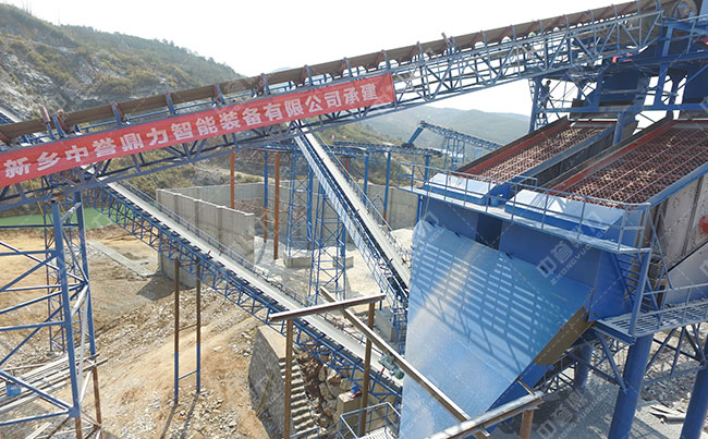 時產(chǎn)1000噸碎石機成套設(shè)備